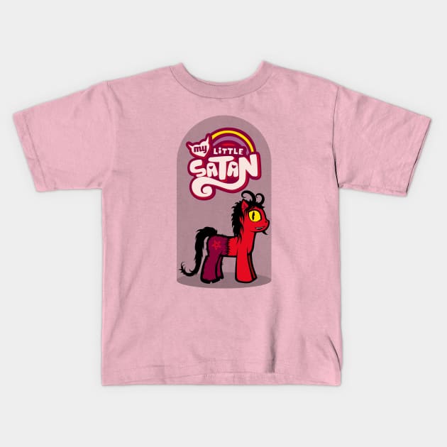 My Little Satan Kids T-Shirt by fungolao